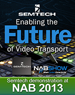 Участие Semtech Corporation в выставке NAB 2013