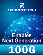 ИС GN2104 и GN2504 компании Semtech для схем восстановления сигнала оптических модулей 100G