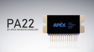 Высокоточный операционный усилитель PA22 мощностью 250 Вт компании APEX Microtechnology