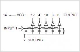 Схема линии задержки EP9590-400 PCA Electronics