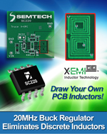 Buck regulator SC220 Semtech с печатной индуктивностью
