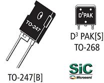 Карбидокремниевые диоды Шоттки Microsemi в корпусах TO-247 и D3