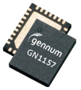 ИС приёмопередатчика GN1157 компании Semtech для  модулей SFP+ с распределённой обратной связью