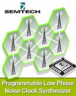 Синтезатор тактового сигнала ACS1790T компании Semtech с низким уровнем фазового шума