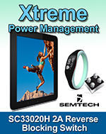 Коммутатор нагрузки SC33020H компании Semtech с максимальным рабочим током 2 A