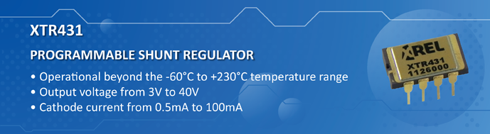 Регулируемые стабилизаторы шунтирующего типа XTR431 компании X-REL Semiconductor