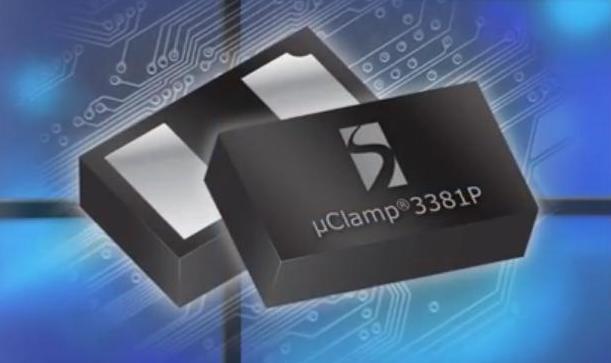 Ультраминиатюрные супрессоры µClamp3381P компании Semtech с уровнем рабочего напряжения 3.3 В