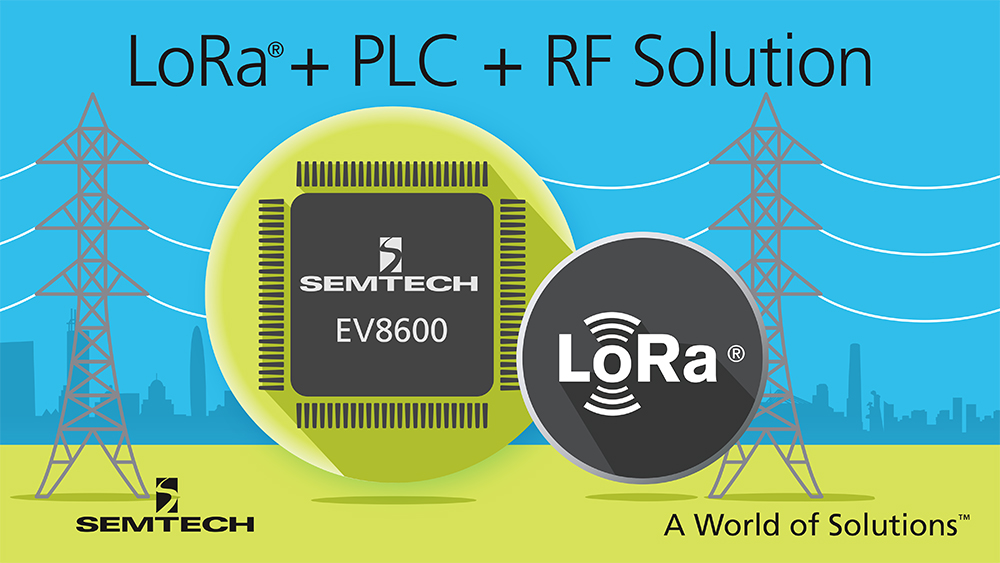 Платформа EV8600 компании Semtech для Интернета вещей с поддержкой стандартов PLC и LoRa