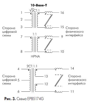 Схема устройства EPB5174G PCA Electronics