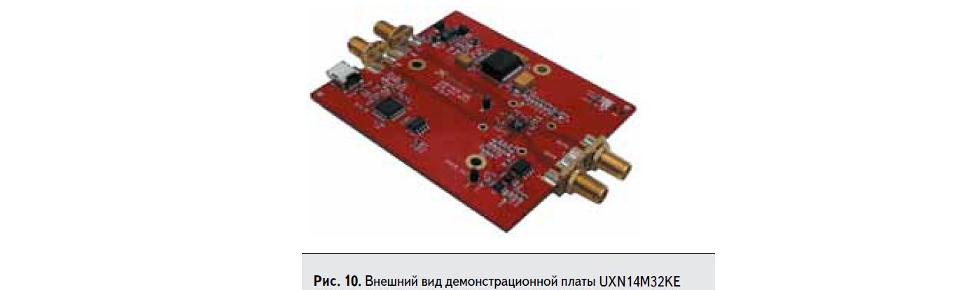 Внешний вид демонстрационной платы UXN14M32KE