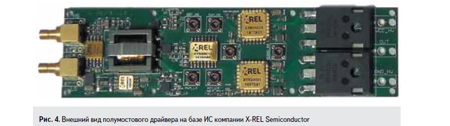 Внешний вид полумостового драйвера на базе ИС компании X-REL Semiconductor